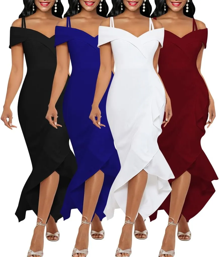 2025 Women's Sexy Elegant Formal Dress Sleeveless Wedding Guest Bride Dresses