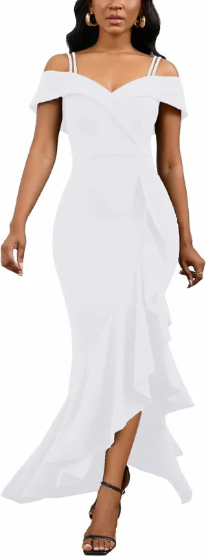 2025 Women's Sexy Elegant Formal Dress Sleeveless Wedding Guest Bride Dresses
