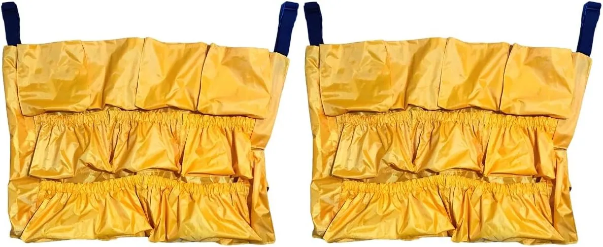 2pcs Heavy Duty Bag Commercial Cleaning Compatible Garbage Bins Ideal Organizing Cleaning Supplies Spray Bottles Towels Scrub Brushes 120L