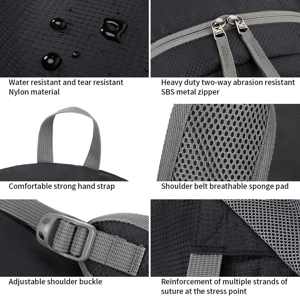 35L Lightweight Foldable Waterproof Packable Travel Small Hiking Backpack Daypack for men women