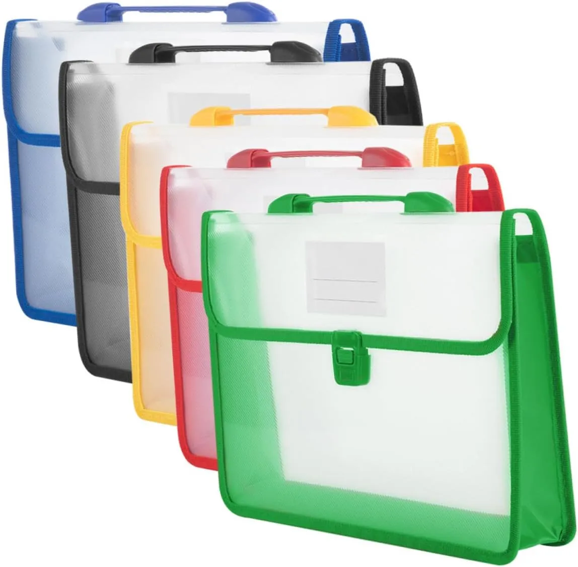 5Pcs Document Organizer Bag for Important Contracts Receipts Bills Versatile Holder Design Stylish Lightweight for and Transport