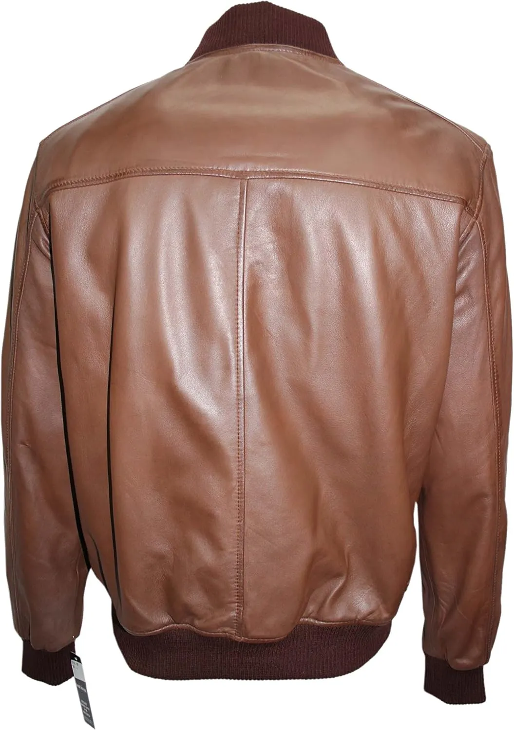 70'S Retro Bomber Men's Brown Classic Soft Italian Nappa Leather Jacket 1229