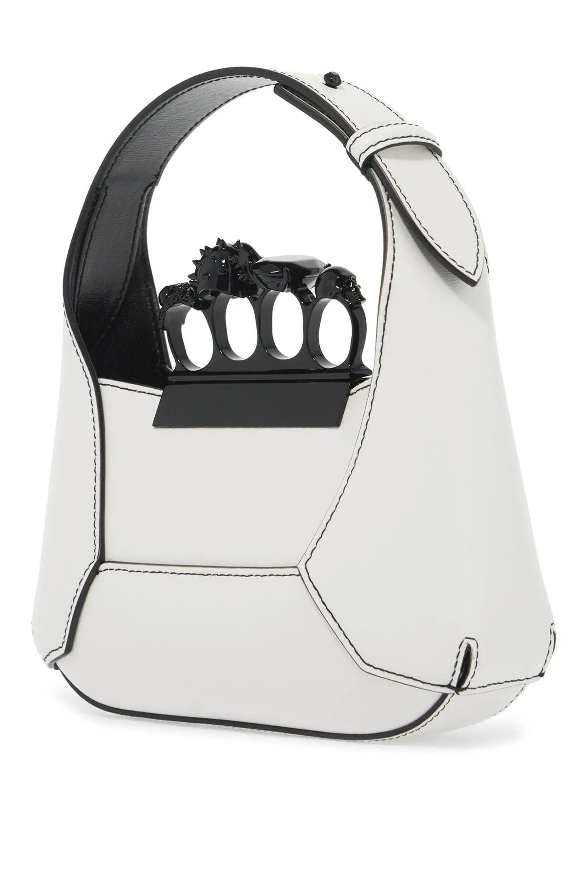 Alexander Mcqueen Mini Jewelled Hobo Bag