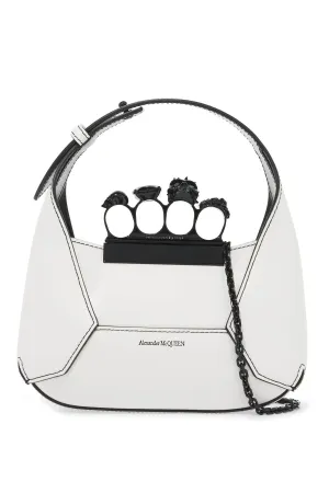 Alexander Mcqueen Mini Jewelled Hobo Bag