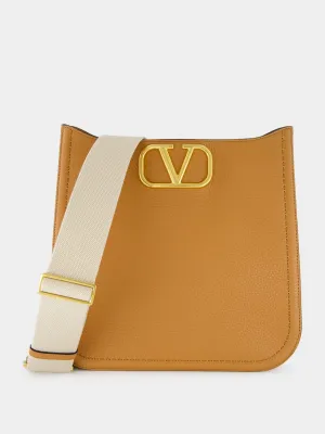 Almond Brown Hobo Shoulder Bag