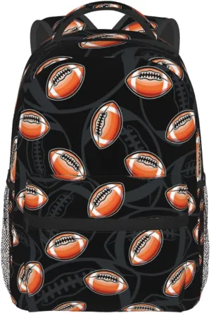 American Football Wallpaper Backpack For College School Large Laptop Bag Shoulder Bags Student Bookbag 17 Inch
