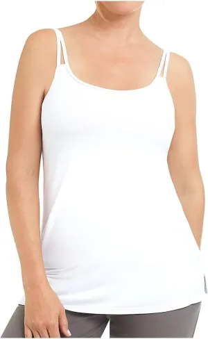 Amoena Women's Tall Valletta Leisurewear Pocketed Mastectomy Top with Shelf Bra