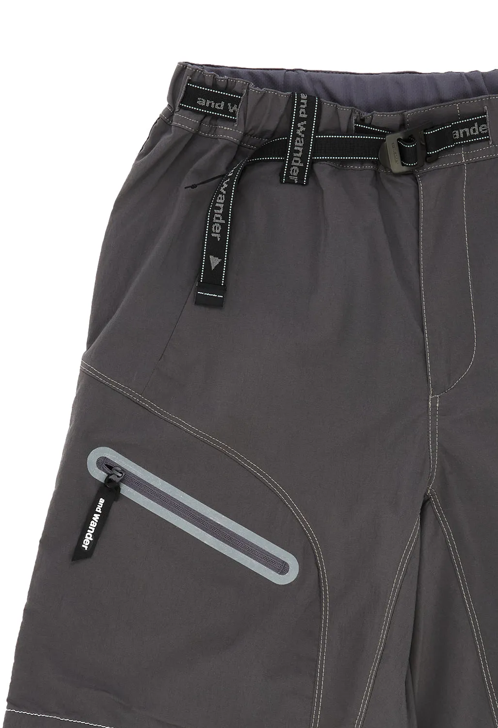 and wander Women's Light Hike Short Pants - Charcoal