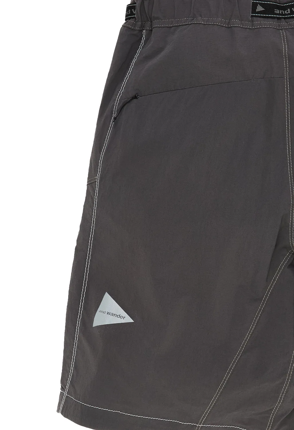 and wander Women's Light Hike Short Pants - Charcoal