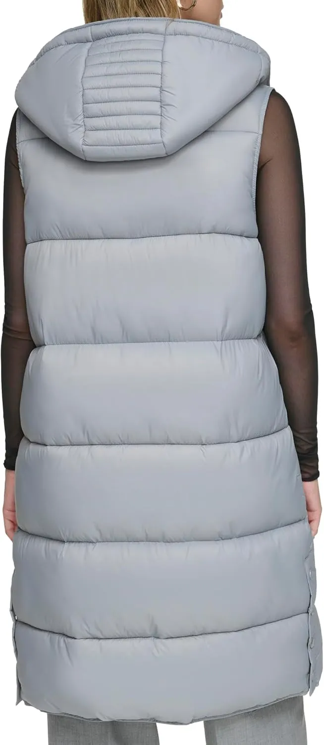 Andrew Marc Women's Kerr Long Quilted Puffer Vest