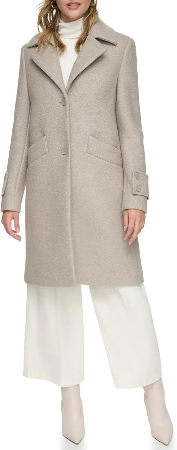 Andrew Marc Women's Wool Regine Slim Coat