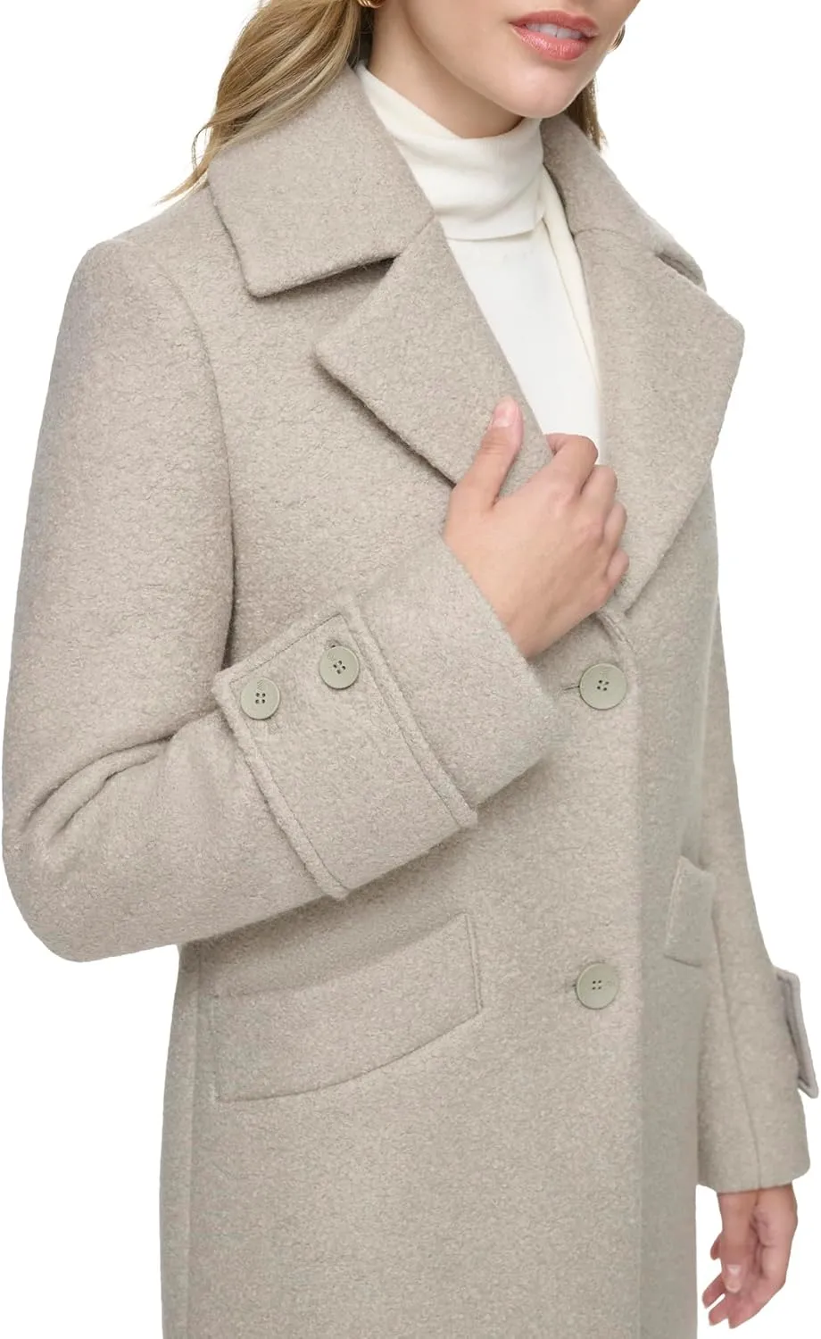 Andrew Marc Women's Wool Regine Slim Coat