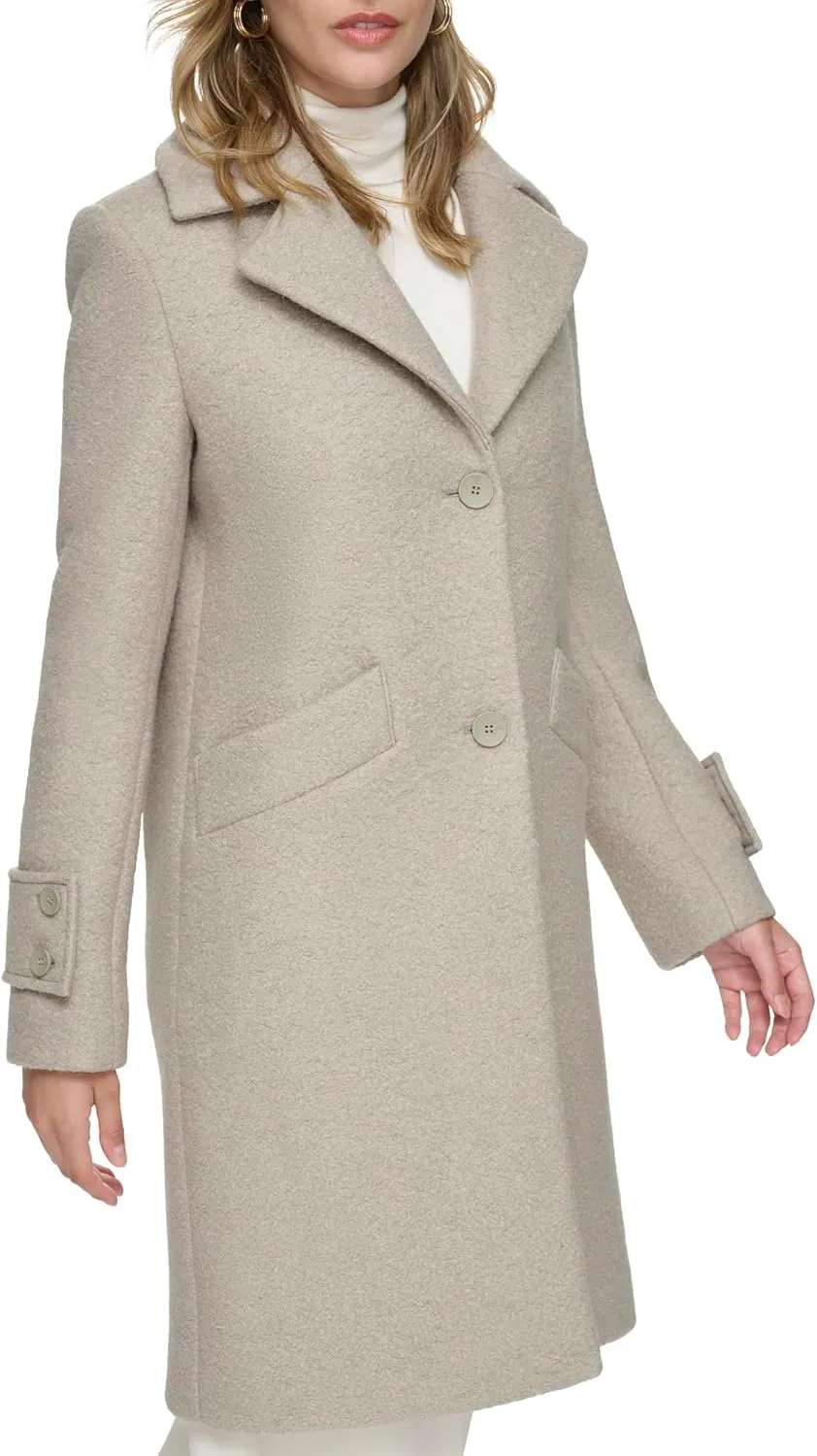 Andrew Marc Women's Wool Regine Slim Coat