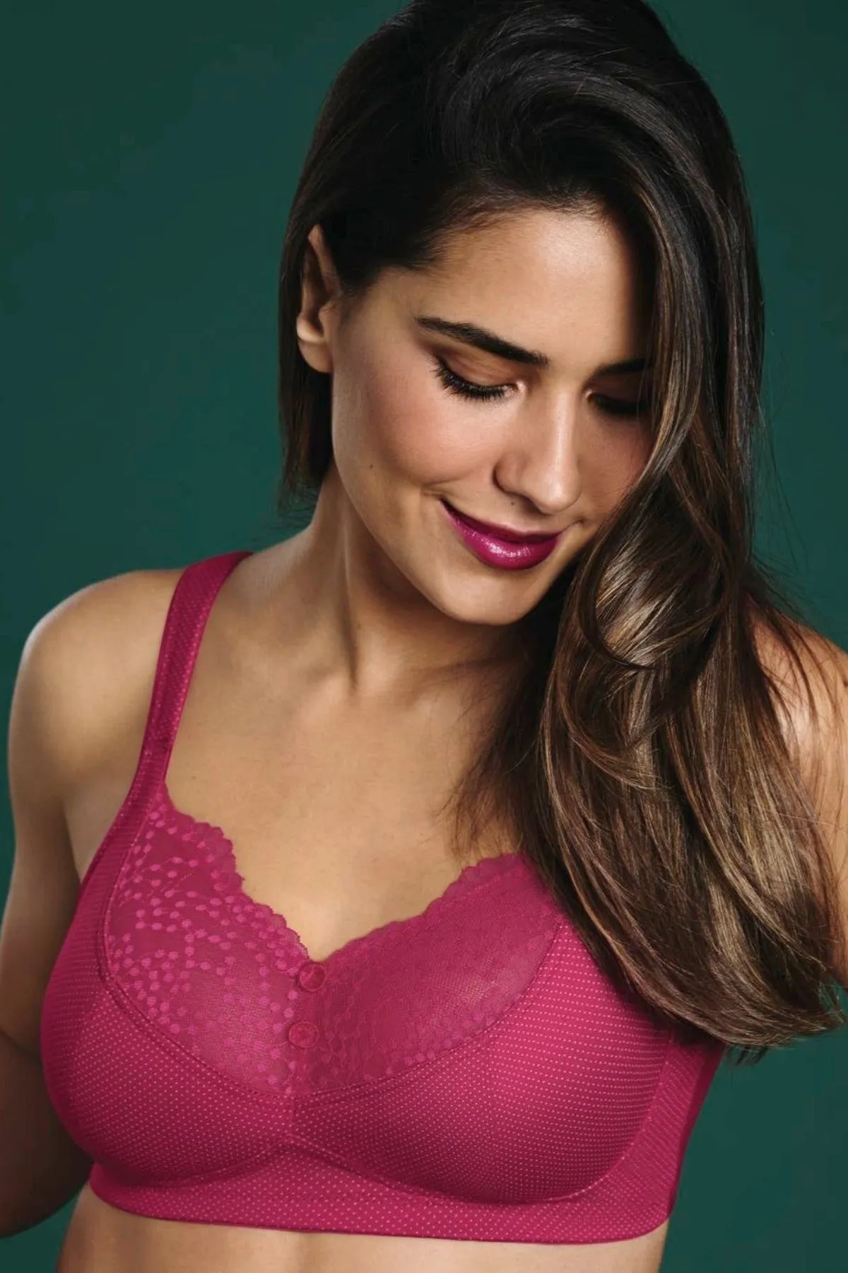 Anita Orely Wire Free Mastectomy Bra - Cherry Red