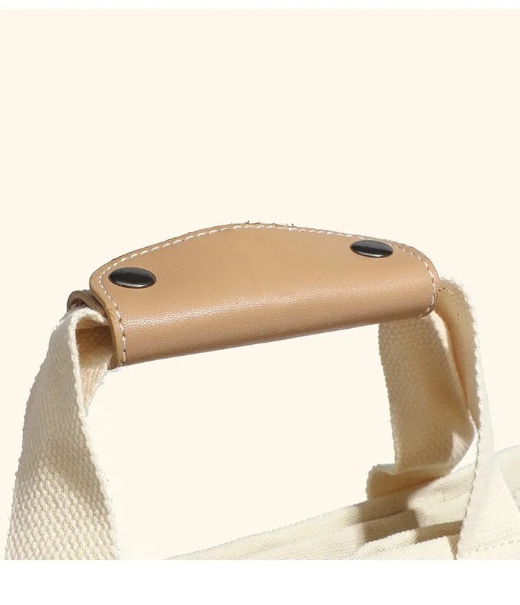 ANYMOM Mommy Diaper Bag Beige Nappy Handbag Waterproof Messenger Canvas Ins Style Maternity Hobos Bag for Stroller