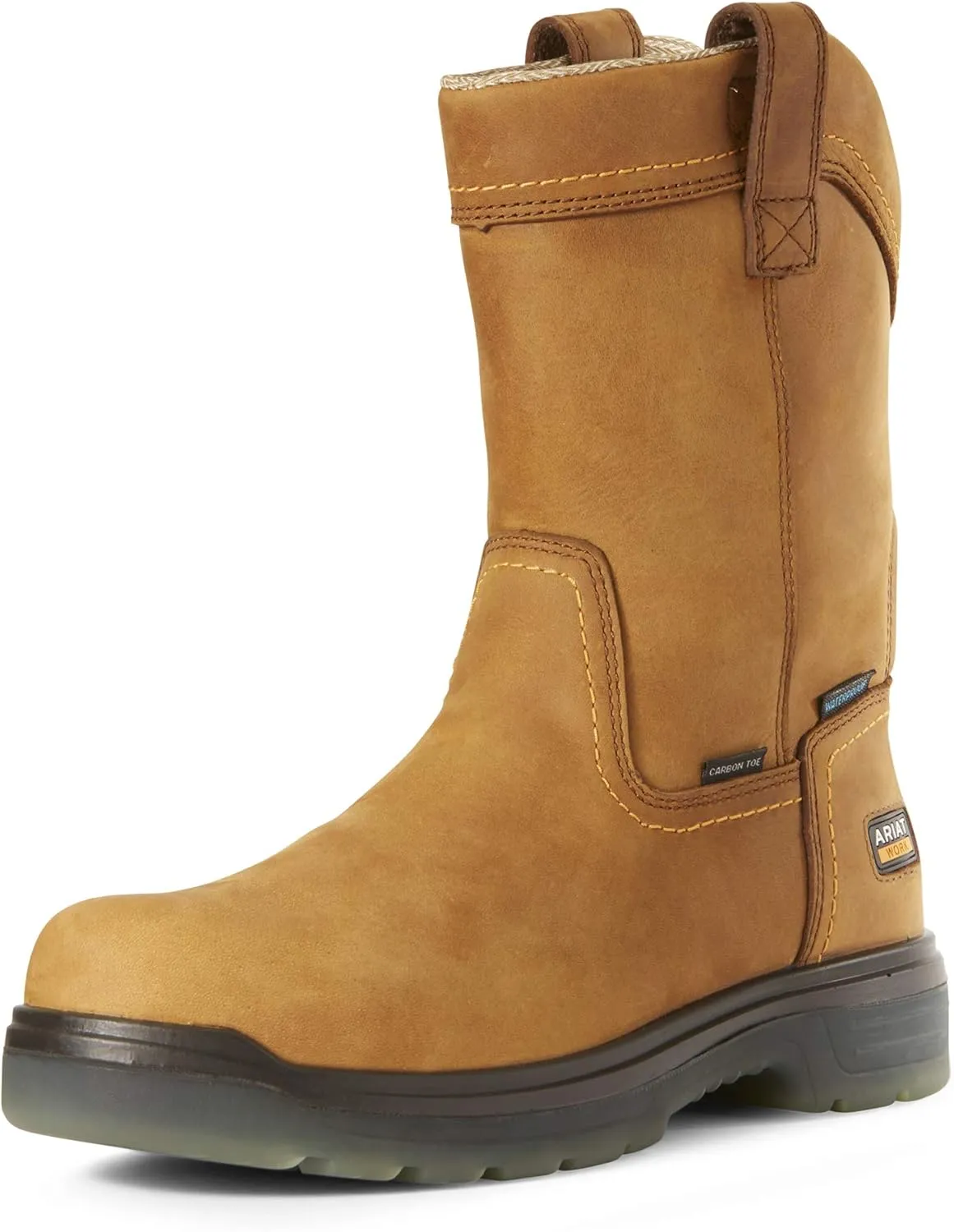 Ariat Men's Turbo Pull-on Waterproof Carbon Toe Work Boot