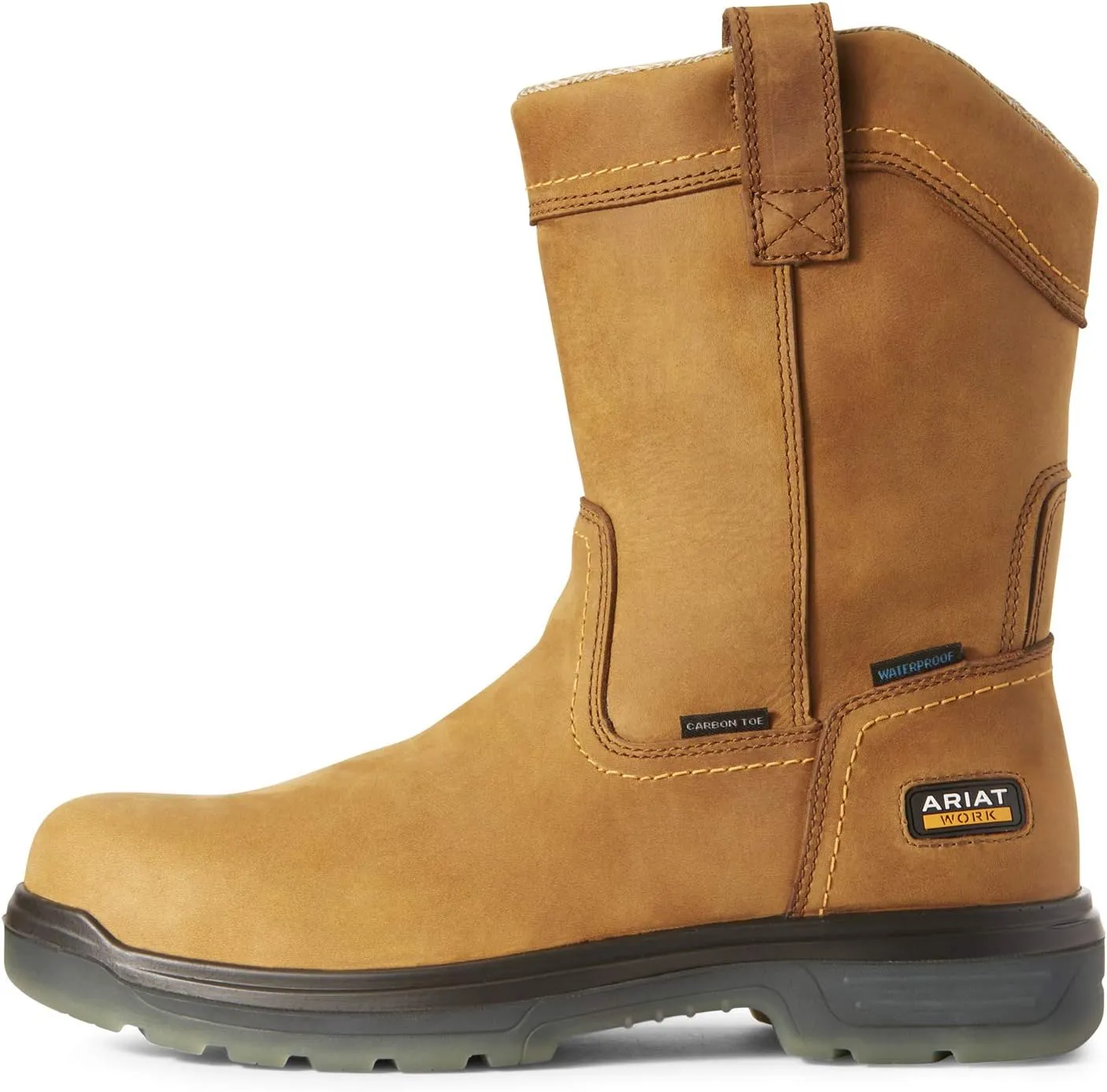 Ariat Men's Turbo Pull-on Waterproof Carbon Toe Work Boot