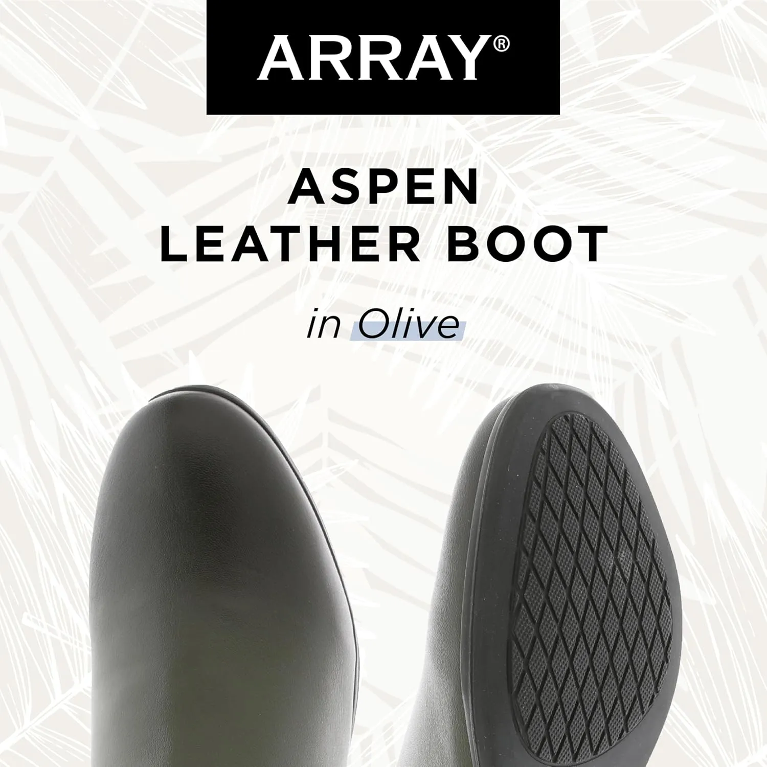 ARRAY Women's Aspen Leather Ankle Boot with Zipper