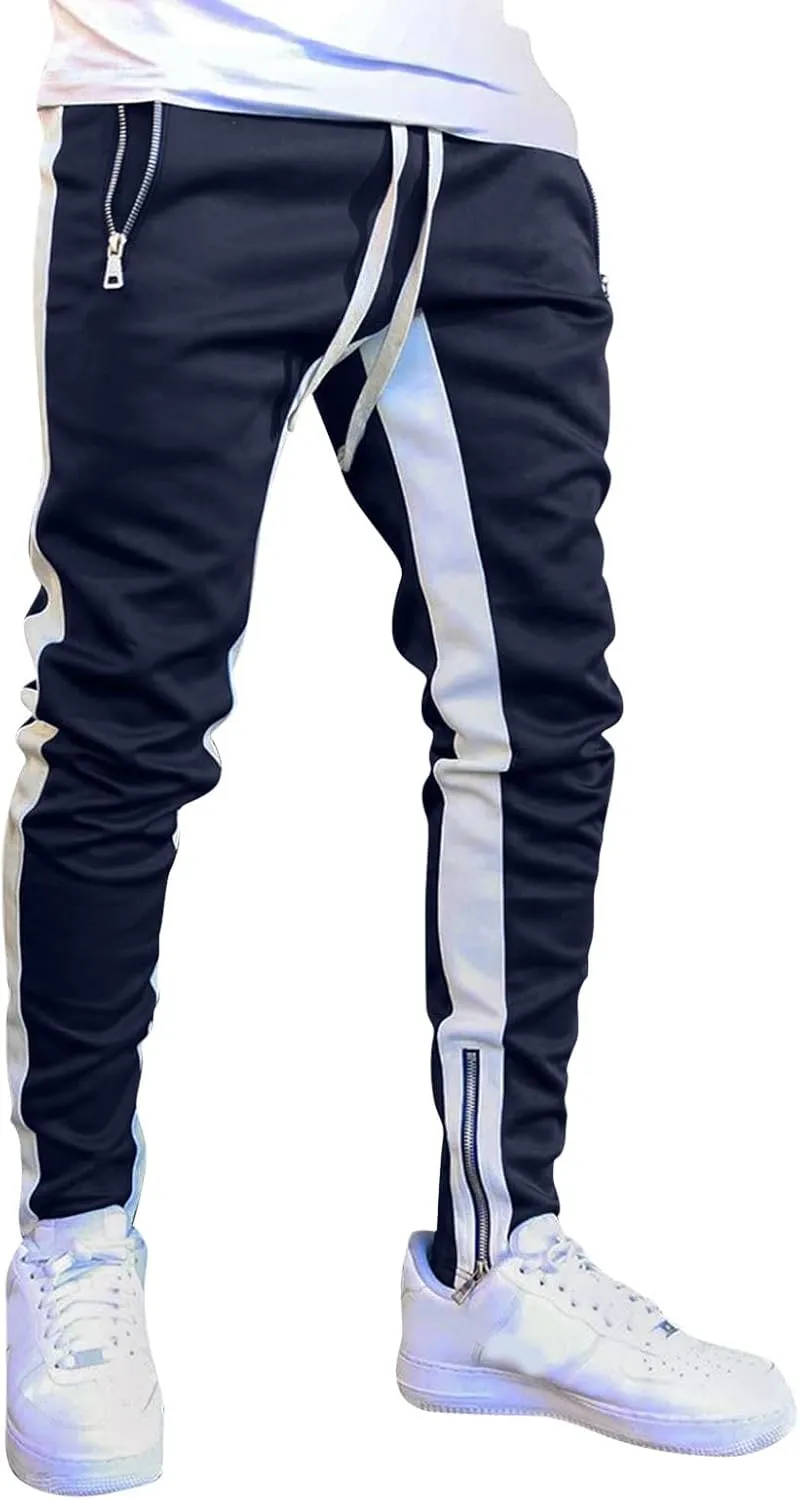 Athletic Workout Jogger Sweatpants for Men Casual Pocket Bodybuilding Men's Pants Mens Fashion Joggers Sweatpants