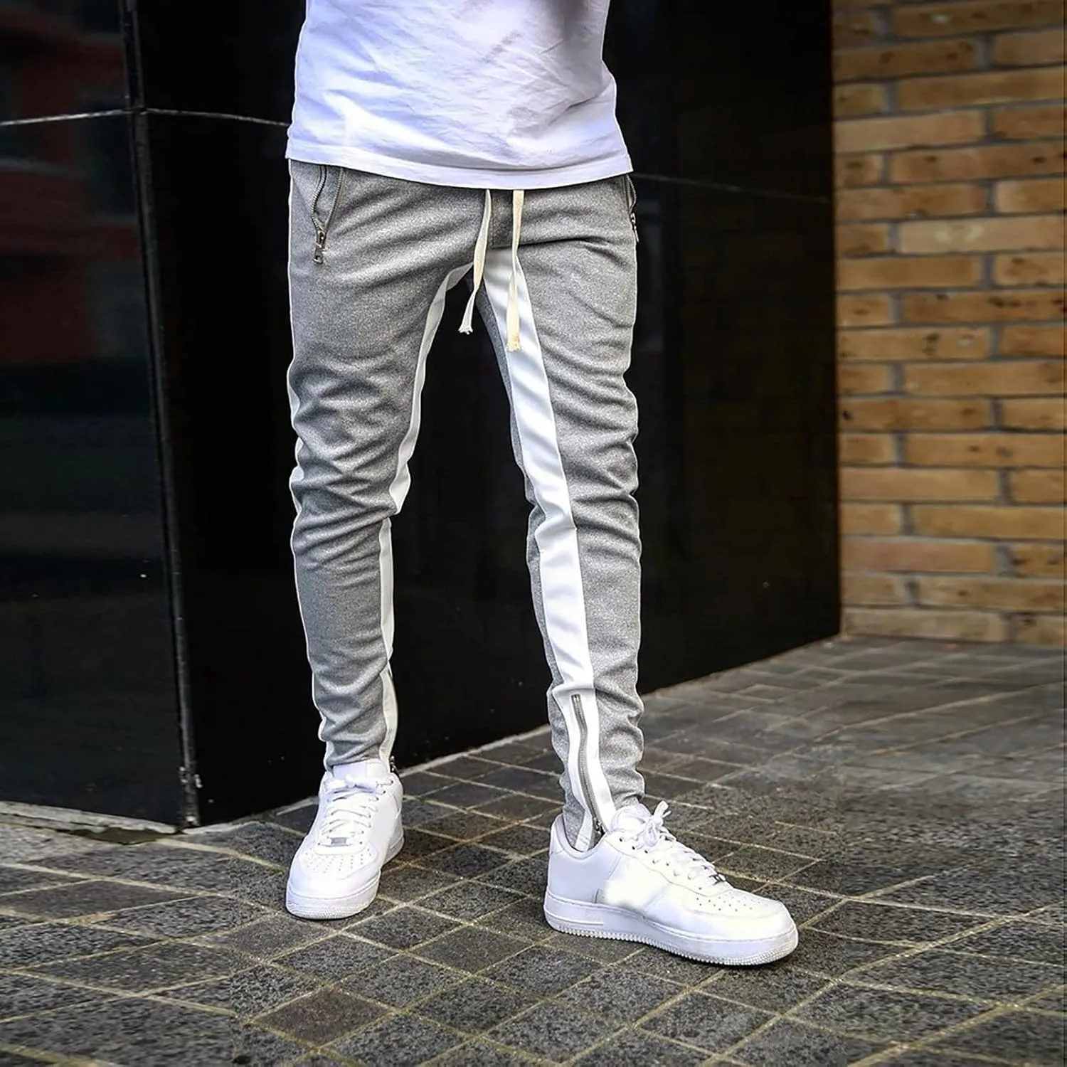 Athletic Workout Jogger Sweatpants for Men Casual Pocket Bodybuilding Men's Pants Mens Fashion Joggers Sweatpants