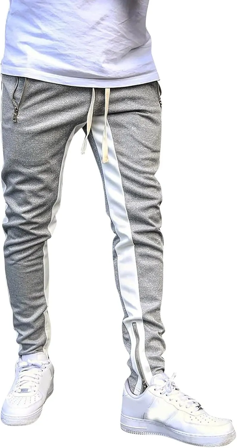 Athletic Workout Jogger Sweatpants for Men Casual Pocket Bodybuilding Men's Pants Mens Fashion Joggers Sweatpants