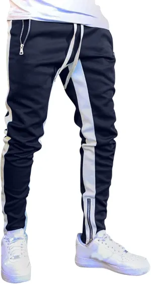 Athletic Workout Jogger Sweatpants for Men Casual Pocket Bodybuilding Men's Pants Mens Fashion Joggers Sweatpants