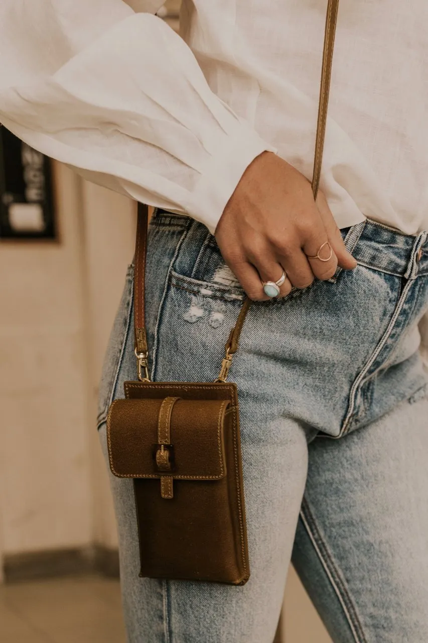 Attentive support Leather Crossbody Trendy Buckled