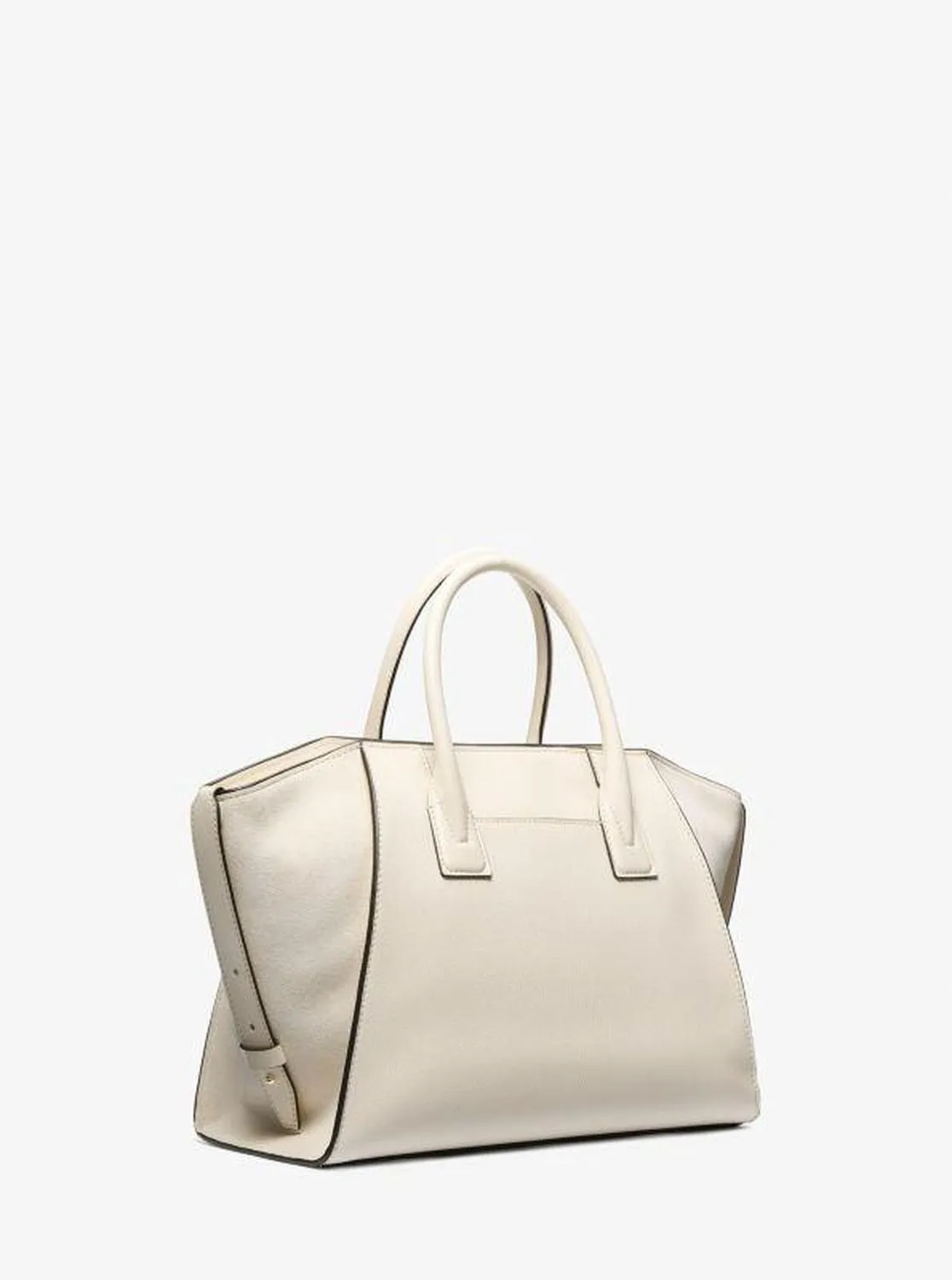 Avril Large Leather and Suede Satchel