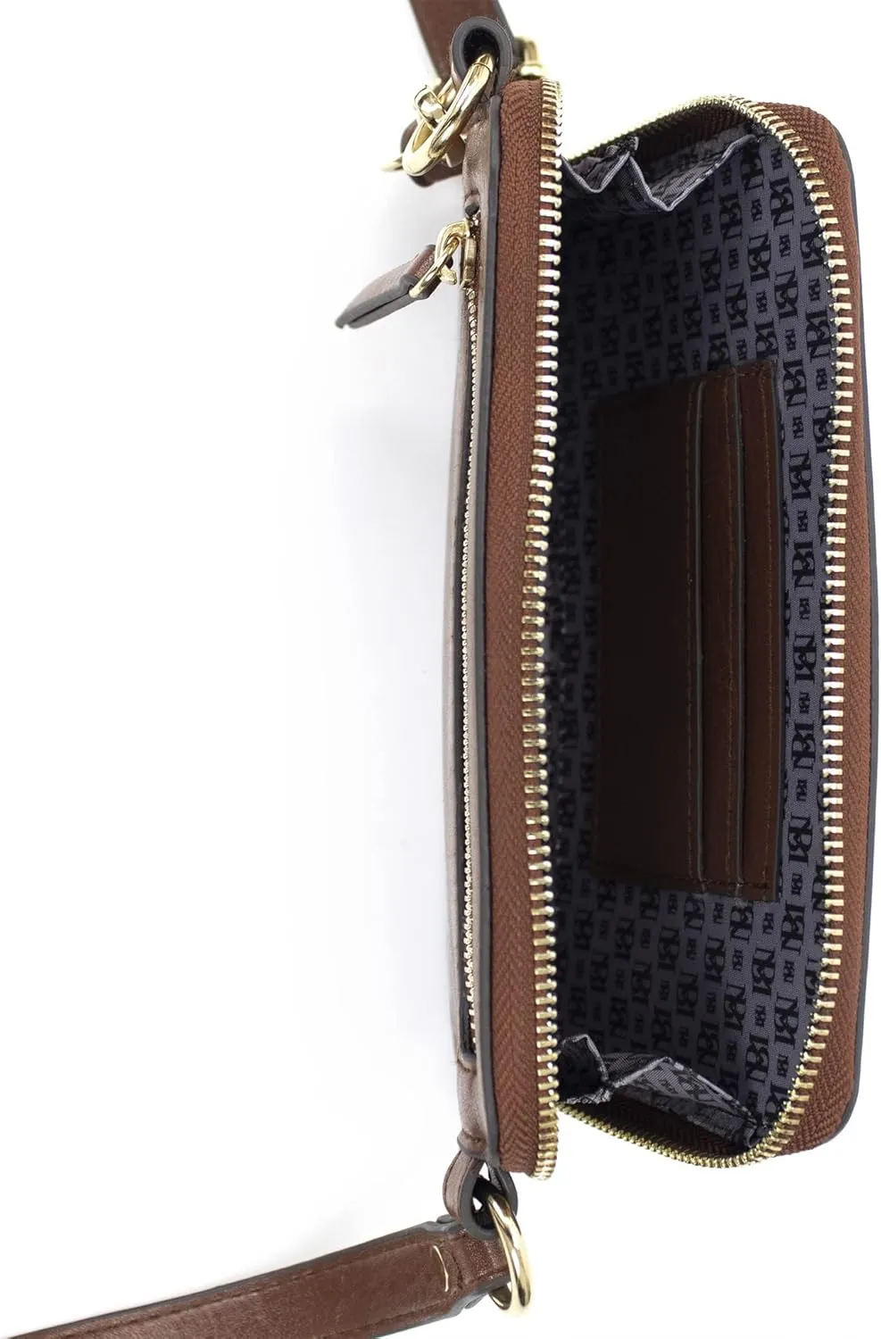 BADGLEY MISCHKA Madalyn Vegan Leather Pouch Belt Bag (Tan)