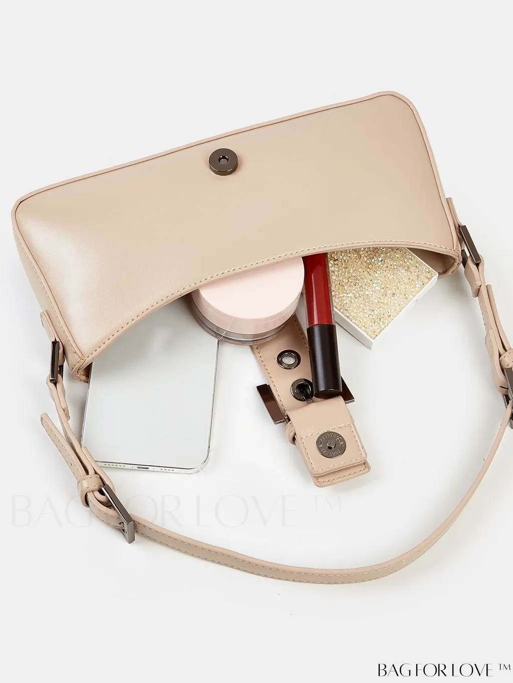 BagForLove - Chic Metallic Embellished Underarm Bag