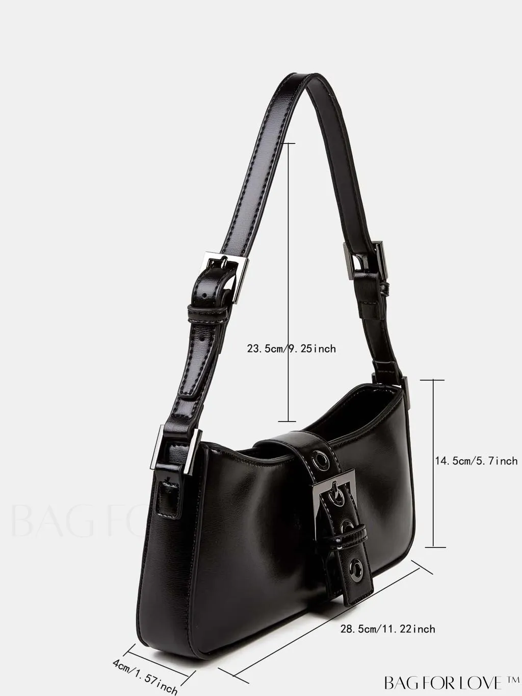 BagForLove - Chic Metallic Embellished Underarm Bag