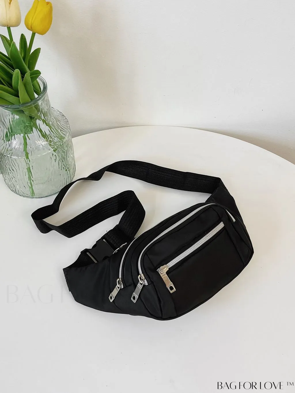 BagForLove - Versatile Womens Chest Bag - Minimalist, Multi-Pocketed Travel Companion for Hiking, Running & Shopping.