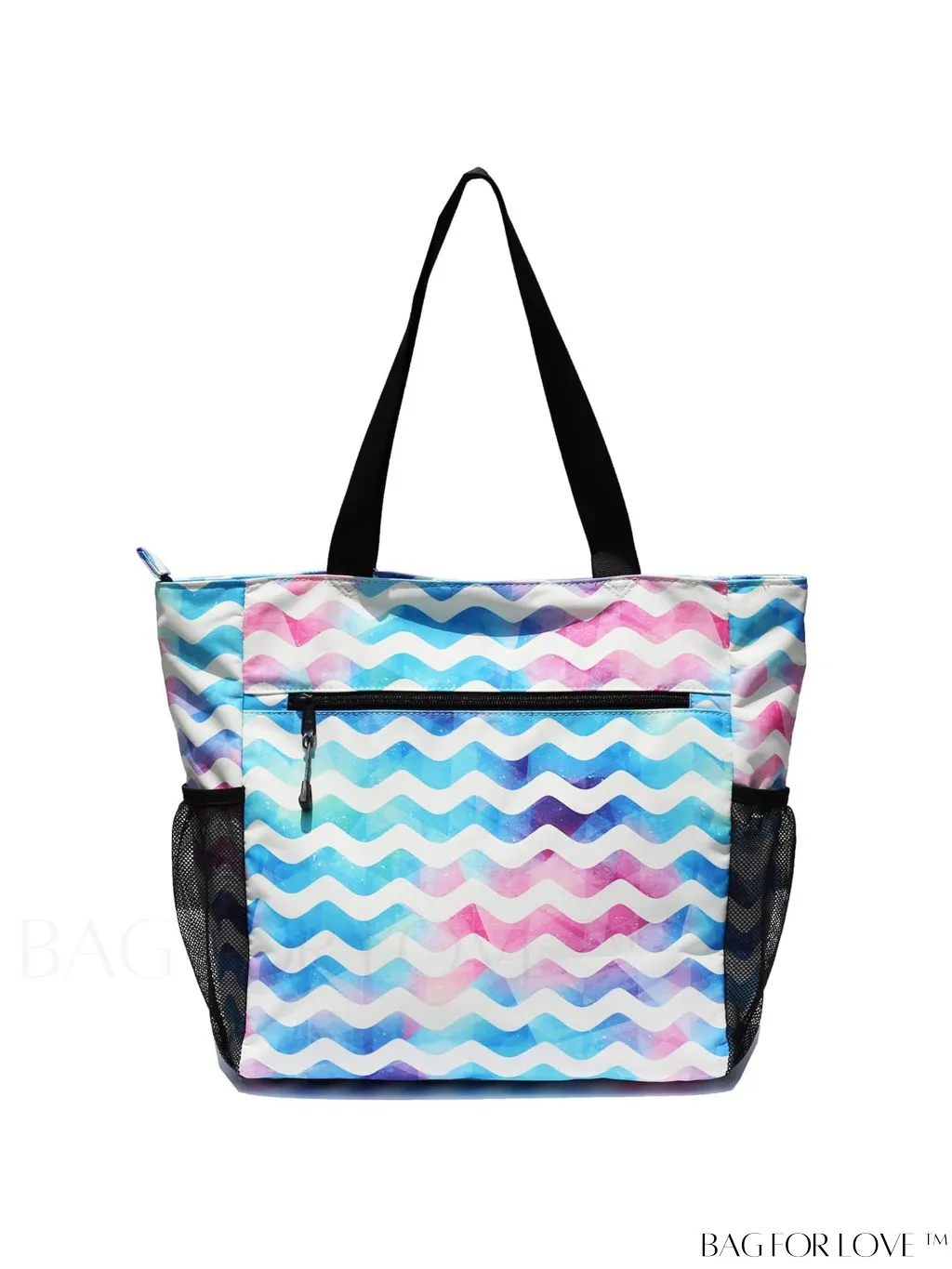 BagForLove - Water-Resistant Floral Tote Bag: Large, Multi-Pocketed for Gym, Work, Travel, Beach - Daily Essential