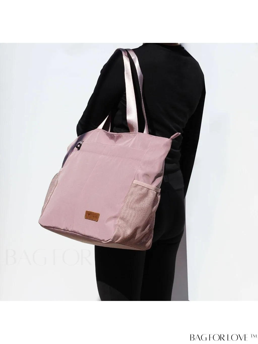 BagForLove - Water-Resistant Floral Tote Bag: Large, Multi-Pocketed for Gym, Work, Travel, Beach - Daily Essential