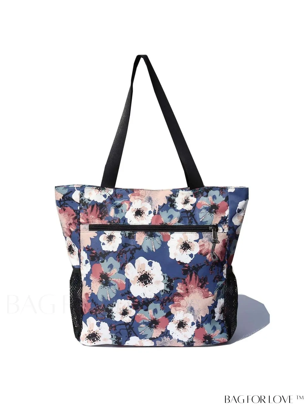 BagForLove - Water-Resistant Floral Tote Bag: Large, Multi-Pocketed for Gym, Work, Travel, Beach - Daily Essential