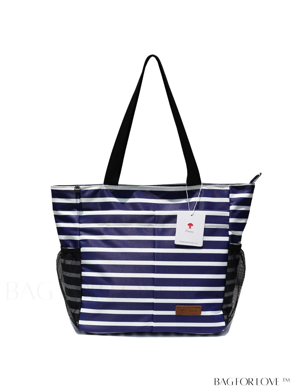 BagForLove - Water-Resistant Floral Tote Bag: Large, Multi-Pocketed for Gym, Work, Travel, Beach - Daily Essential