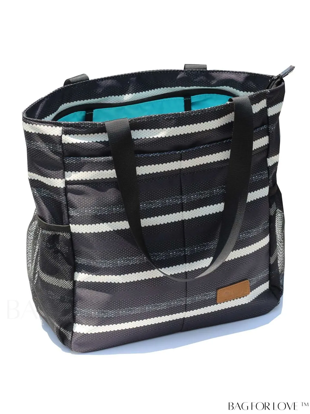 BagForLove - Water-Resistant Floral Tote Bag: Large, Multi-Pocketed for Gym, Work, Travel, Beach - Daily Essential