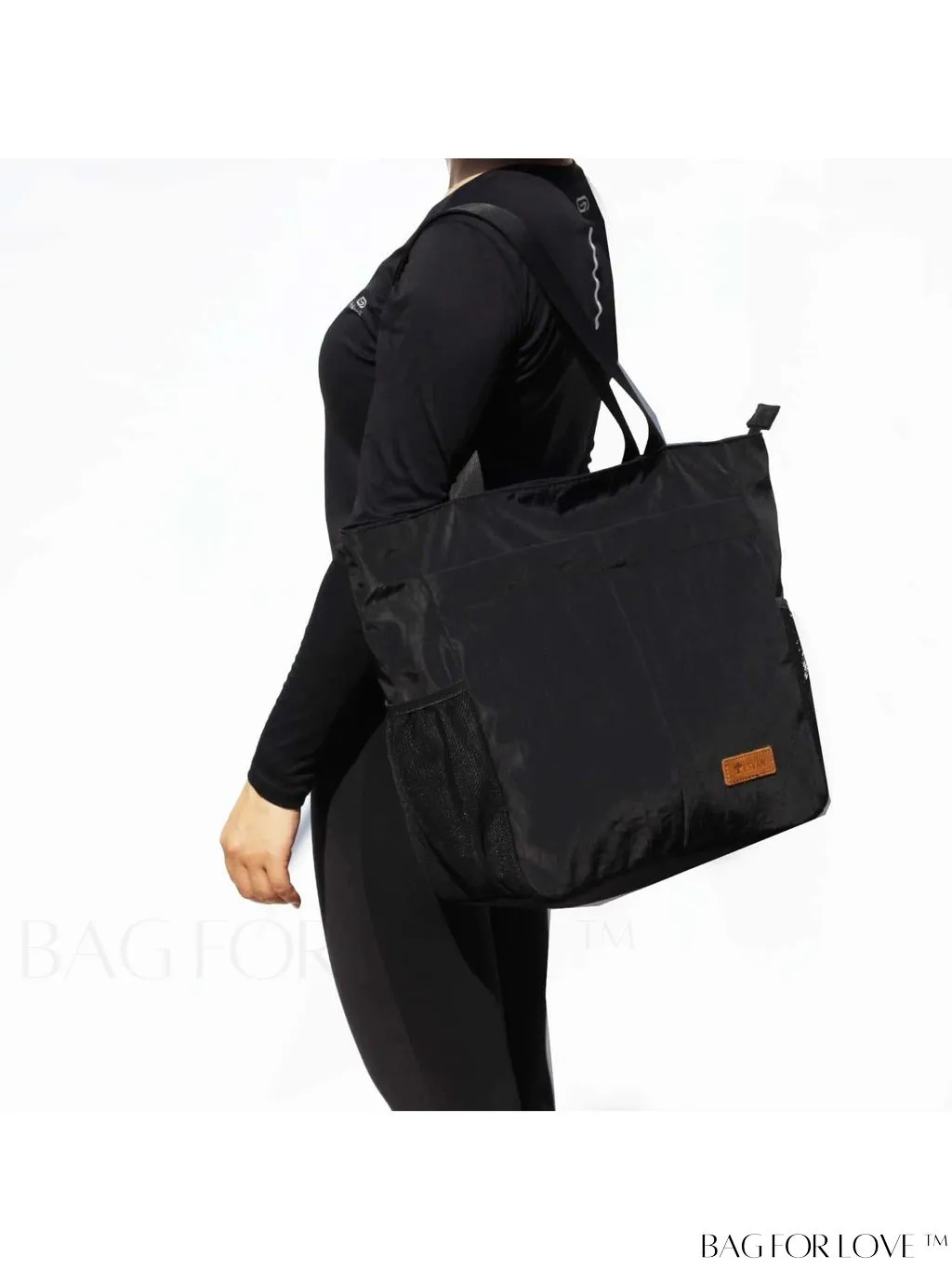 BagForLove - Water-Resistant Floral Tote Bag: Large, Multi-Pocketed for Gym, Work, Travel, Beach - Daily Essential
