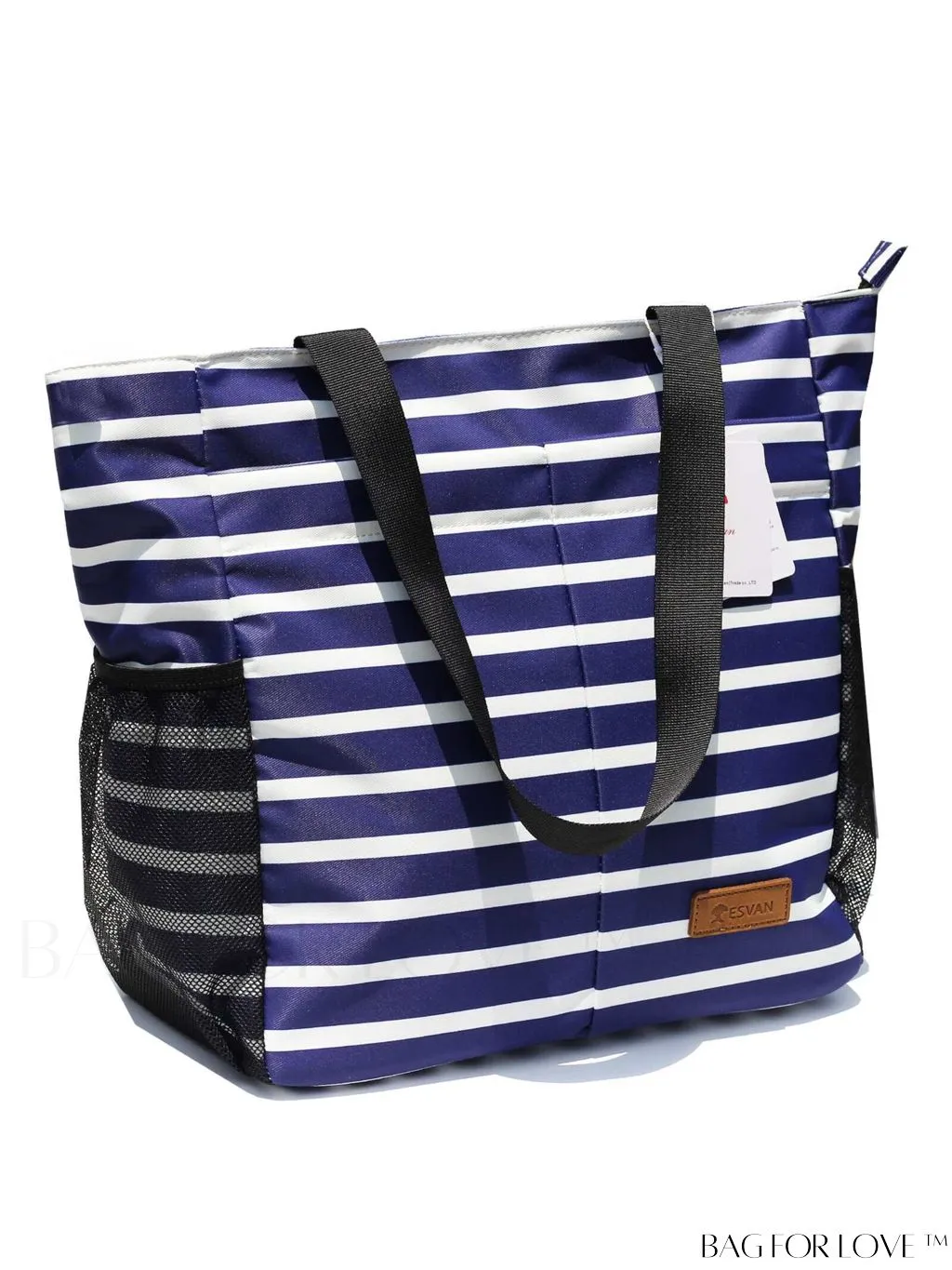 BagForLove - Water-Resistant Floral Tote Bag: Large, Multi-Pocketed for Gym, Work, Travel, Beach - Daily Essential