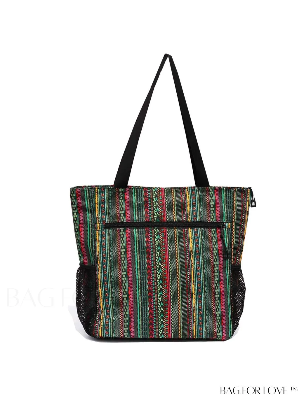BagForLove - Water-Resistant Floral Tote Bag: Large, Multi-Pocketed for Gym, Work, Travel, Beach - Daily Essential