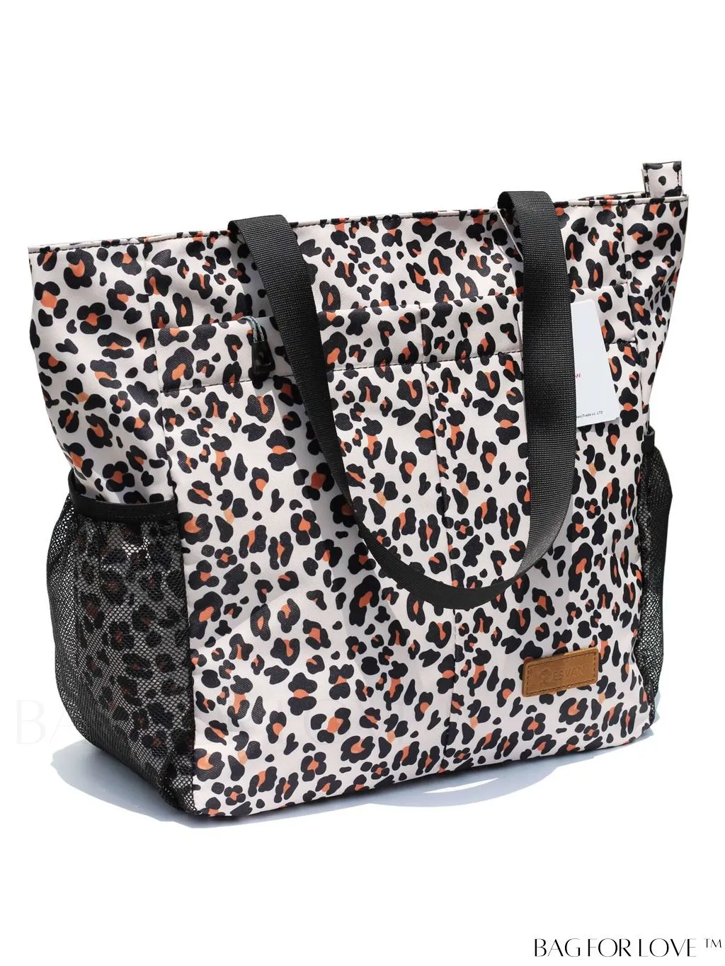 BagForLove - Water-Resistant Floral Tote Bag: Large, Multi-Pocketed for Gym, Work, Travel, Beach - Daily Essential