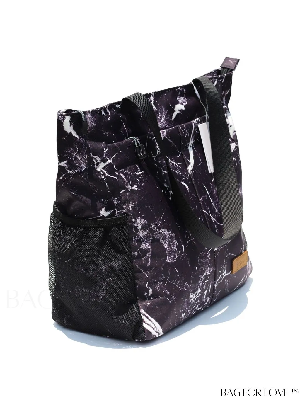 BagForLove - Water-Resistant Floral Tote Bag: Large, Multi-Pocketed for Gym, Work, Travel, Beach - Daily Essential