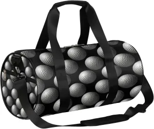 Ball Golf Pattern Travel Duffle Bag Gym Bag for Women Men Lightweight Carry on Duffel Bag for Sports Gyms Weekend Getaway