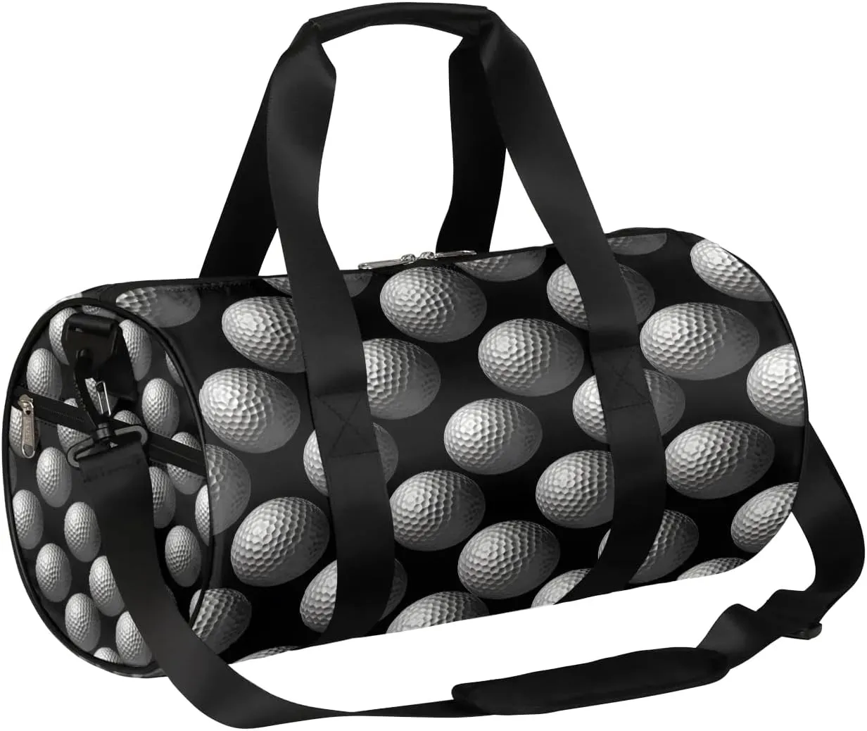 Ball Golf Pattern Travel Duffle Bag Gym Bag for Women Men Lightweight Carry on Duffel Bag for Sports Gyms Weekend Getaway