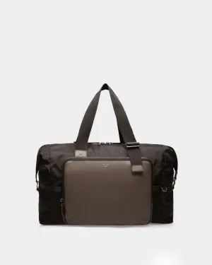 Balten Recycled Nylon Weekender In Black