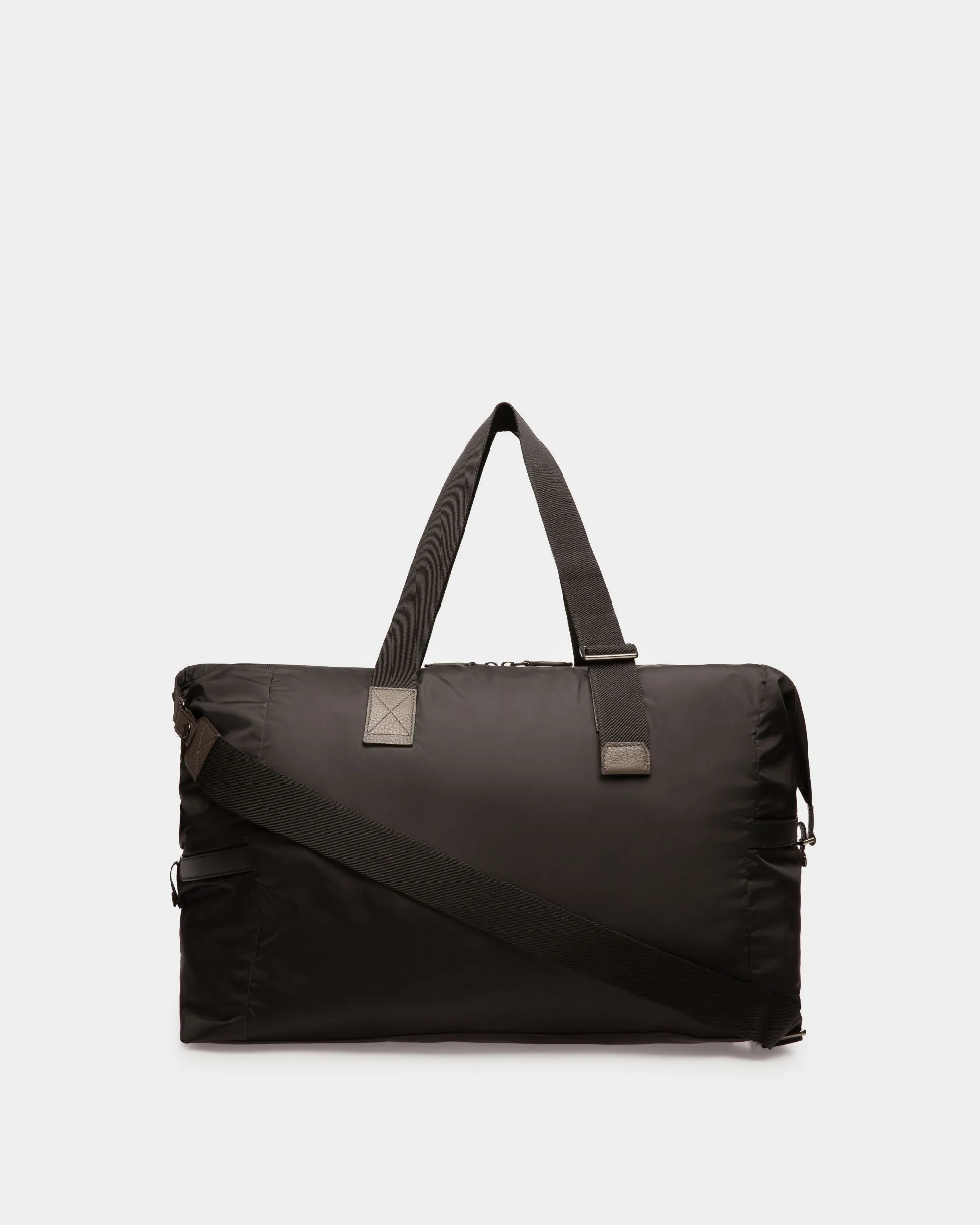 Balten Recycled Nylon Weekender In Black