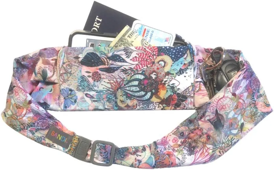 BANDI Running Belt for Women – Waist Fanny Pack Hands Free Way to Carry Phone, Passport, Keys, ID, Money & Everyday Essentials Made in the USA