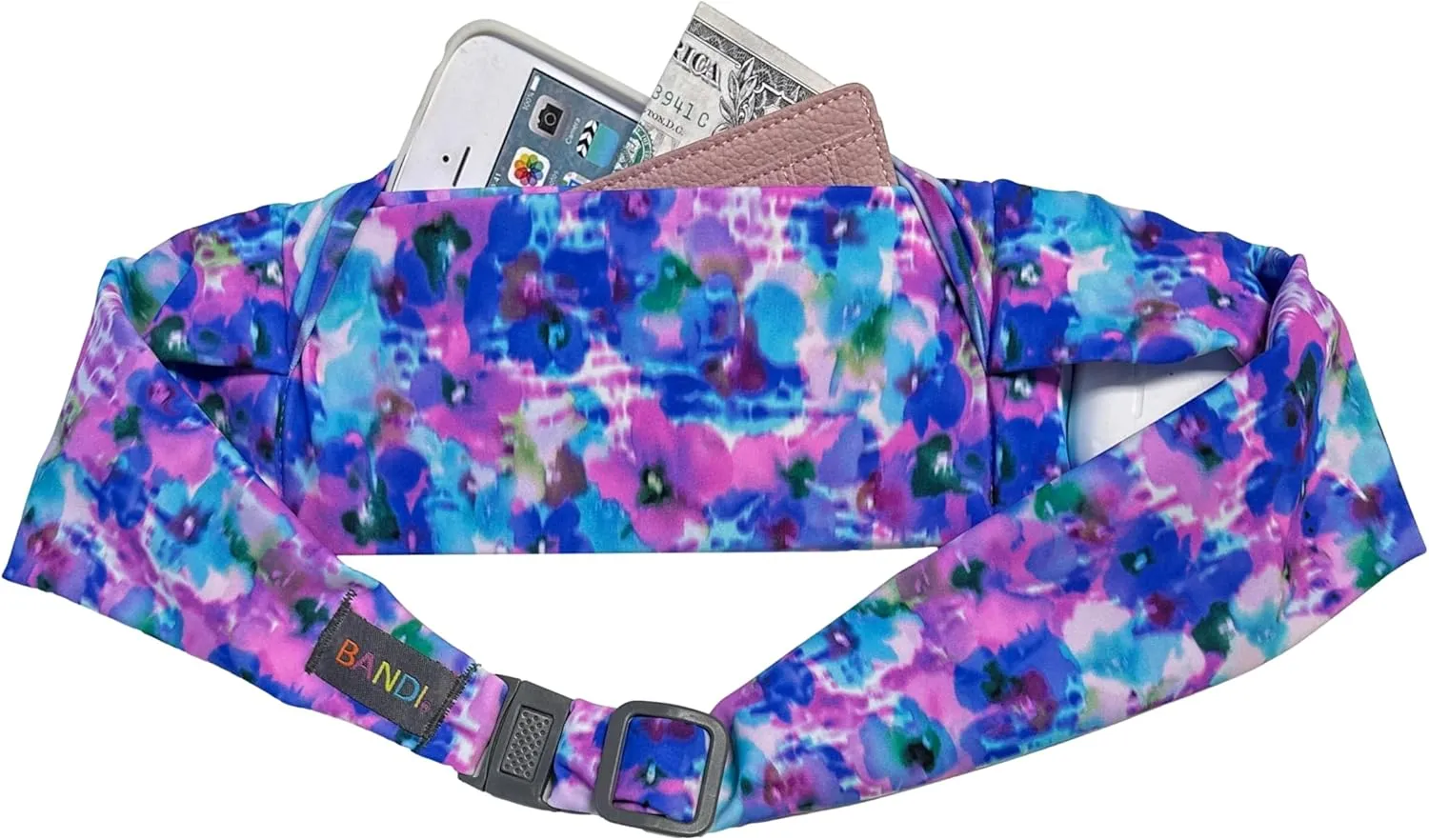 BANDI Running Belt for Women – Waist Fanny Pack Hands Free Way to Carry Phone, Passport, Keys, ID, Money & Everyday Essentials Made in the USA
