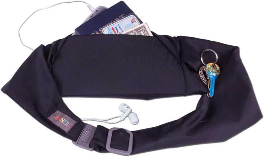 BANDI Running Belt for Women – Waist Fanny Pack Hands Free Way to Carry Phone, Passport, Keys, ID, Money & Everyday Essentials Made in the USA