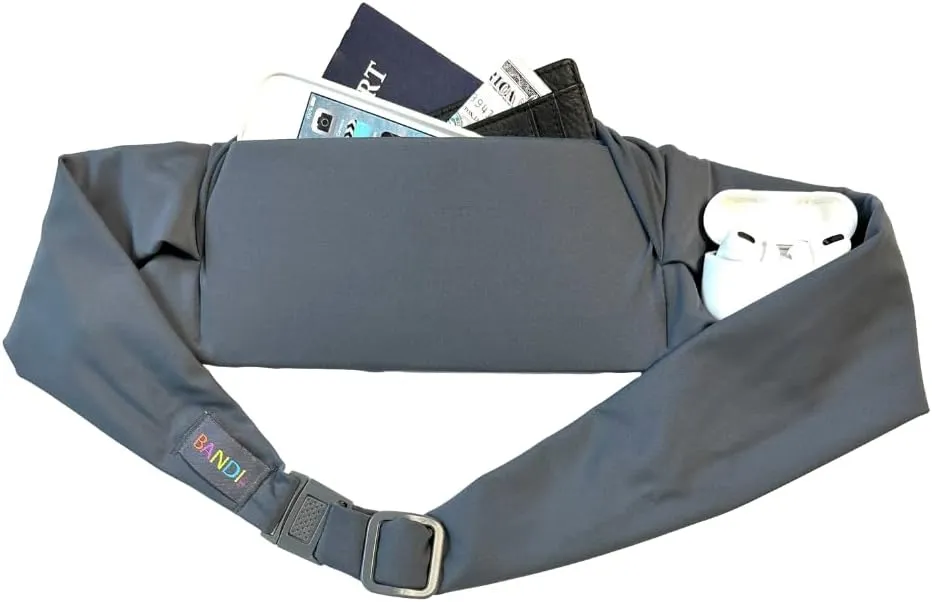 BANDI Running Belt for Women – Waist Fanny Pack Hands Free Way to Carry Phone, Passport, Keys, ID, Money & Everyday Essentials Made in the USA